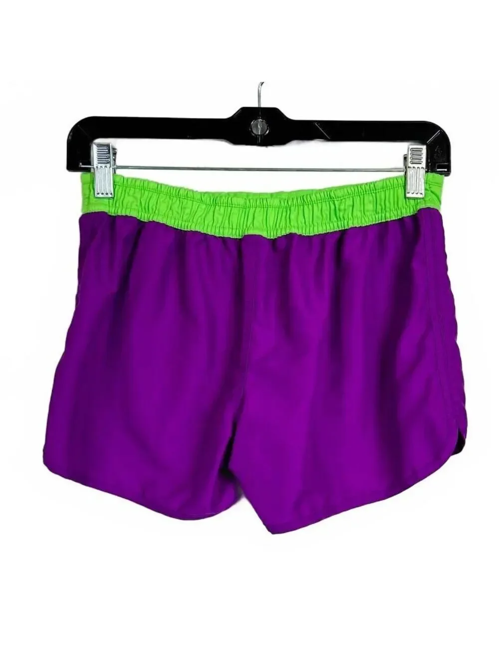 Op Purple And Green Shorts Girl's Size Large